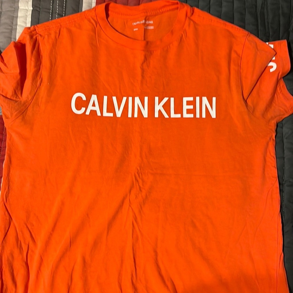 Orange Calvin Klein Tee